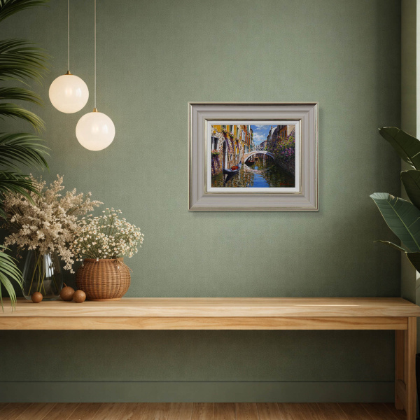 Colours Of Venice by Raffaele Fiore, original painting, in room