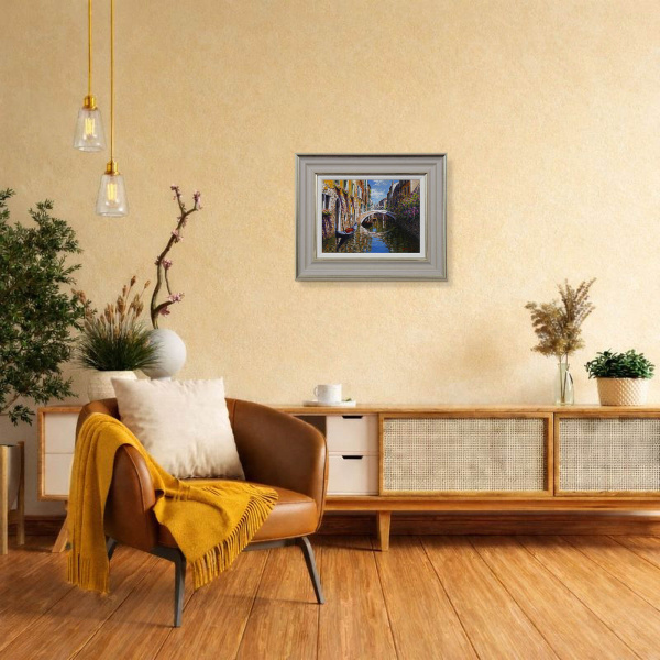 Colours Of Venice by Raffaele Fiore, original painting, in room