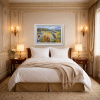 Treasured Landscape by Mario Malfer, original painting, in room