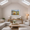 Treasured Landscape by Mario Malfer, original painting, in room