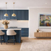 Dusk by Mario Malfer, original painting, in room