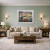 Dusk by Mario Malfer, original painting, in room