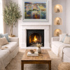 Dusk by Mario Malfer, original painting, in room