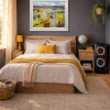 Sun-kissed Hills by Mario Malfer, original painting, in room