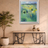 Nature’s Embrace by Mario Malfer, original painting, in room