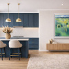 Nature’s Embrace by Mario Malfer, original painting, in room