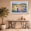 My Heart In Italy by Mario Malfer, original painting, in room