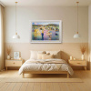 My Heart In Italy by Mario Malfer, original painting, in room