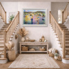 My Heart In Italy by Mario Malfer, original painting, in room