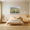 Back To Nature II by Mario Malfer, original painting, in room