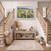 Back To Nature II by Mario Malfer, original painting, in room