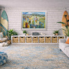 Nature’s Present by Mario Malfer, original painting, in room