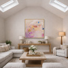 Little Moments by Manel, original painting, in room