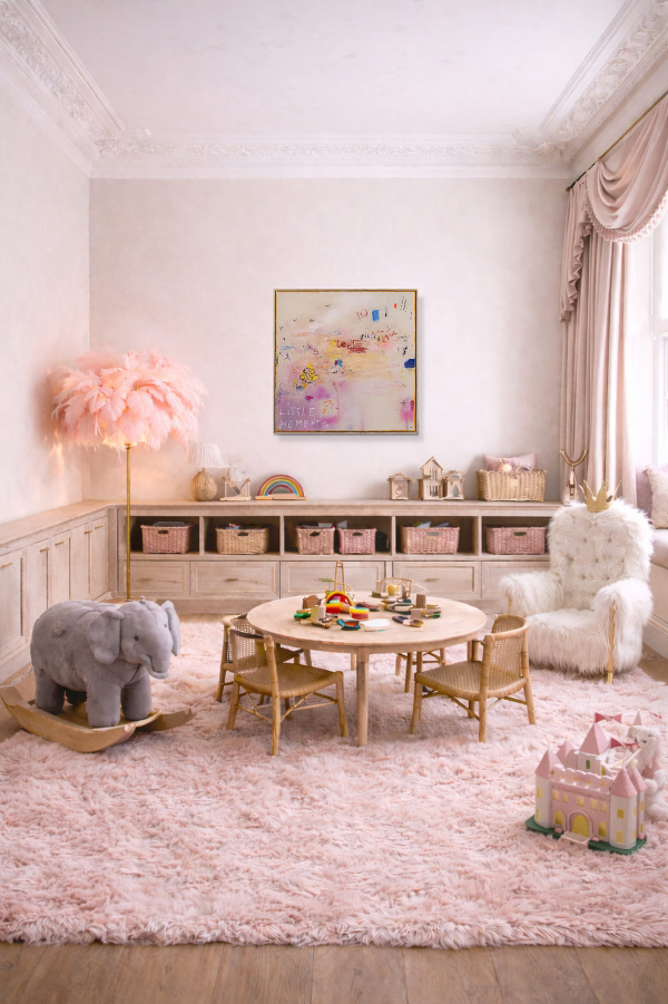 Little Moments by Manel, original painting, in room