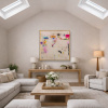 The Wish by Manel, original painting, in room