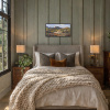 Magnificent Chisos Mountains by Carla Bosch, original painting, in room