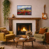 The Joy Of Spring by Carla Bosch, original painting, in room