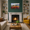 The Joy Of Spring by Carla Bosch, original painting, in room