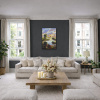Mellow Afternoon by Carla Bosch, original painting, in room