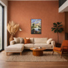 Mellow Afternoon by Carla Bosch, original painting, in room