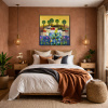 Bright Sunny Day by Sunita Khedekar, original painting, in room