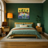 Bright Sunny Day by Sunita Khedekar, original painting, in room