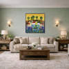 Bright Sunny Day by Sunita Khedekar, original painting, in room