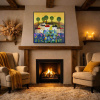 Bright Sunny Day by Sunita Khedekar, original painting, in room