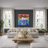 Reflection by Sunita Khedekar, original painting, in room