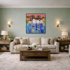 Reflection by Sunita Khedekar, original painting, in room