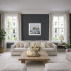 The Distant Trawler (Original) by Gary Walton, original painting, in room