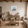 Ammonite (Original) by Gary Walton, original painting, in room