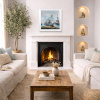 Ammonite (Original) by Gary Walton, original painting, in room
