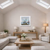 Ammonite (Original) by Gary Walton, original painting, in room
