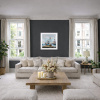 Ammonite (Original) by Gary Walton, original painting, in room