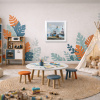 Ammonite (Original) by Gary Walton, original painting, in room