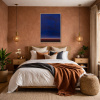Silent Horizon by Rubén Calatayud (Arken), original painting, in room