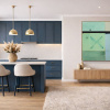 Lunar Coordinates by De Tomàs, original painting, in room