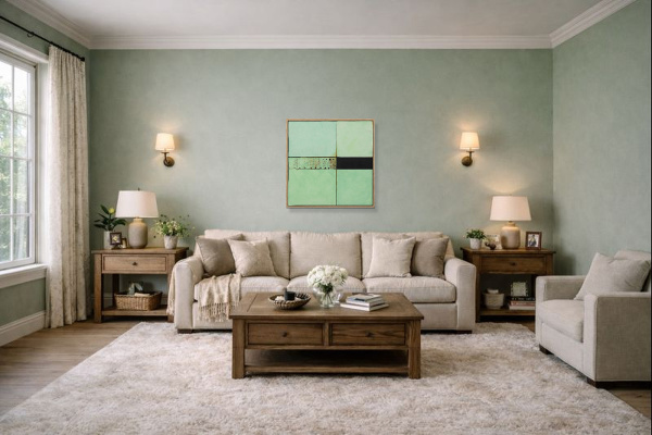 The Passing Time by De Tomàs, original painting, in room