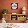 La Sardine (Original) by Giles Ward, original painting, in room