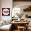 La Sardine (Original) by Giles Ward, original painting, in room