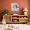 John Dory Scales (Original) by Giles Ward, original painting, in room
