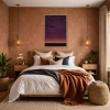 The Last Glow by Rubén Calatayud (Arken), original painting, in room