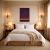 The Last Glow by Rubén Calatayud (Arken), original painting, in room