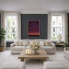 The Last Glow by Rubén Calatayud (Arken), original painting, in room