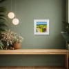 Rolling Hills by Alan Smith, original painting, in room