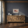 Warm Winter Sunrise by Edward Hersey, original painting, in room