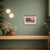 Warm Winter Sunrise by Edward Hersey, original painting, in room
