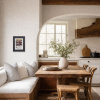 The New Sledge by David Alderman, original painting, in room