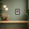 The New Sledge by David Alderman, original painting, in room